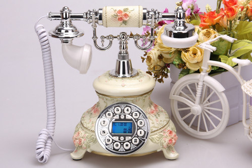 Mys Antique Resin Telephone Vintage Corded Telephones Ms-5700c